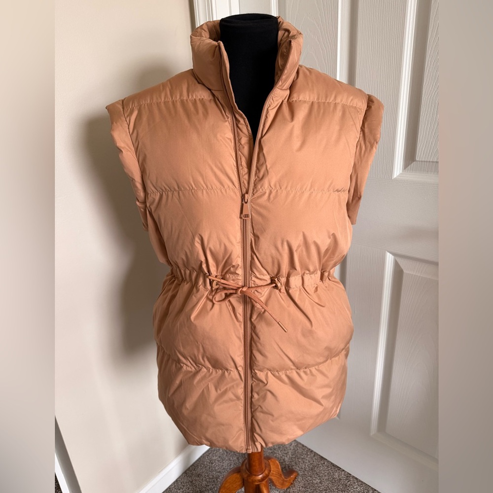 NWT Express Camel Puffer Vest
